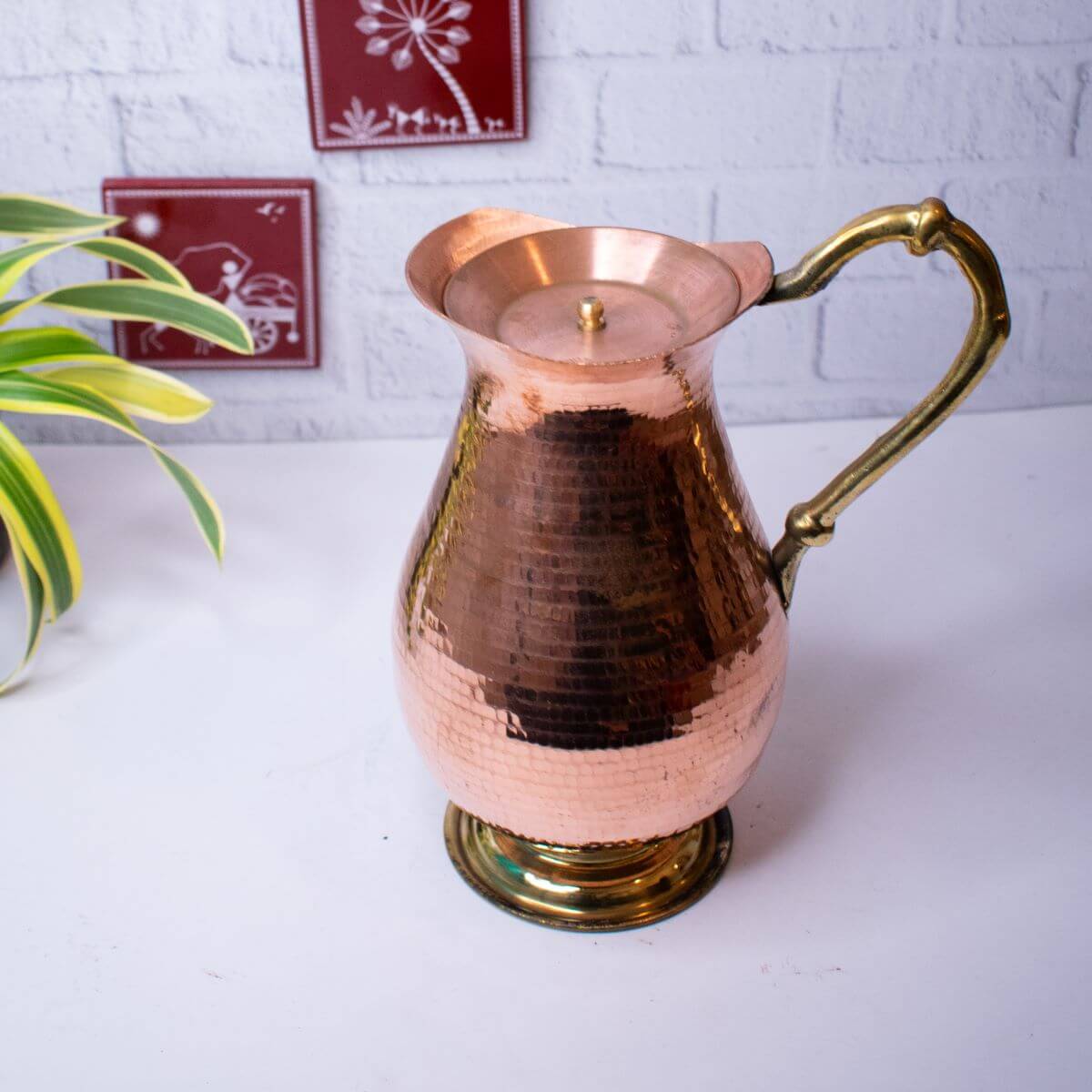 Copper Jug & Glass Set – Ayurvedic Hydration Combo