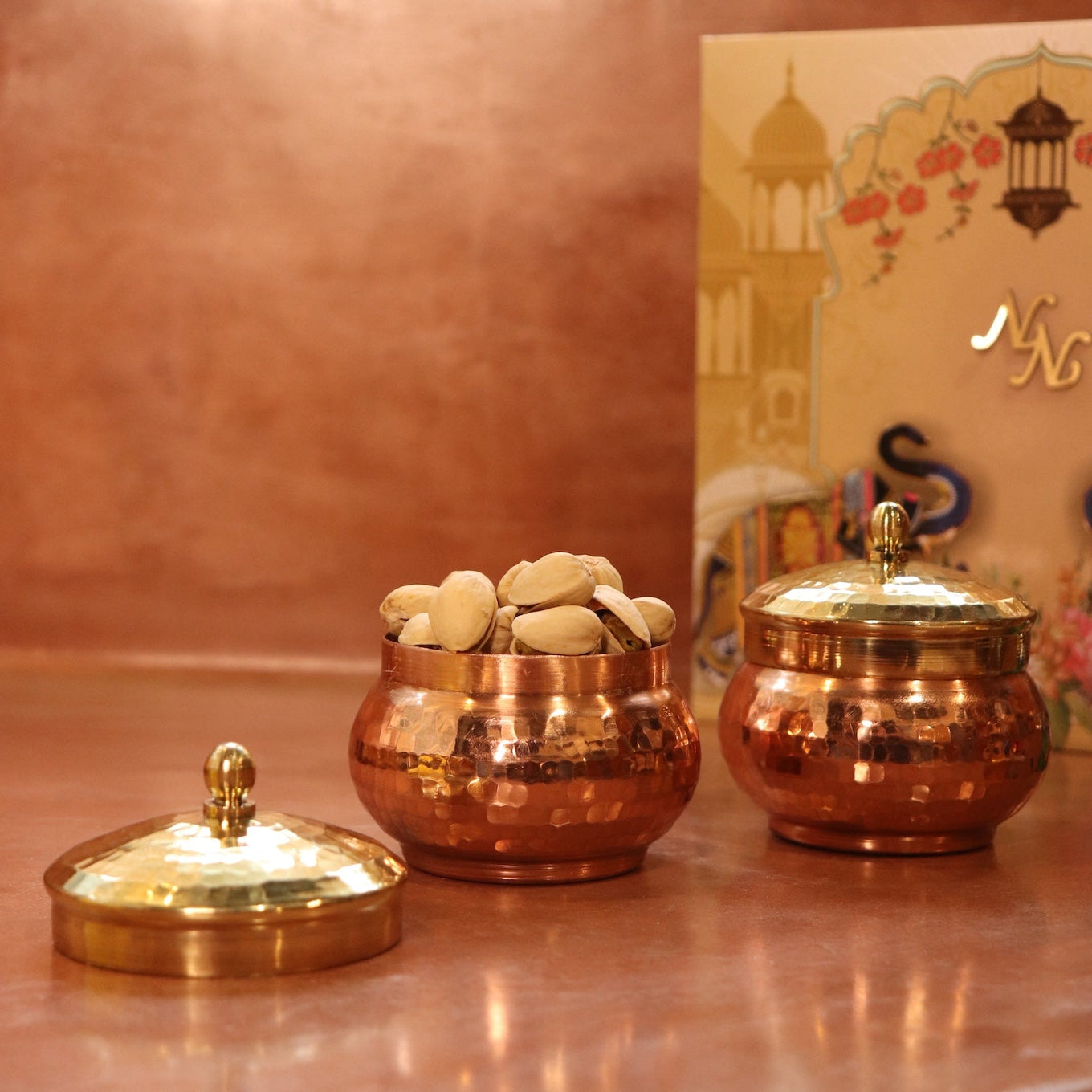 Mukhwas Dabba – Brass After-Meal Storage Box