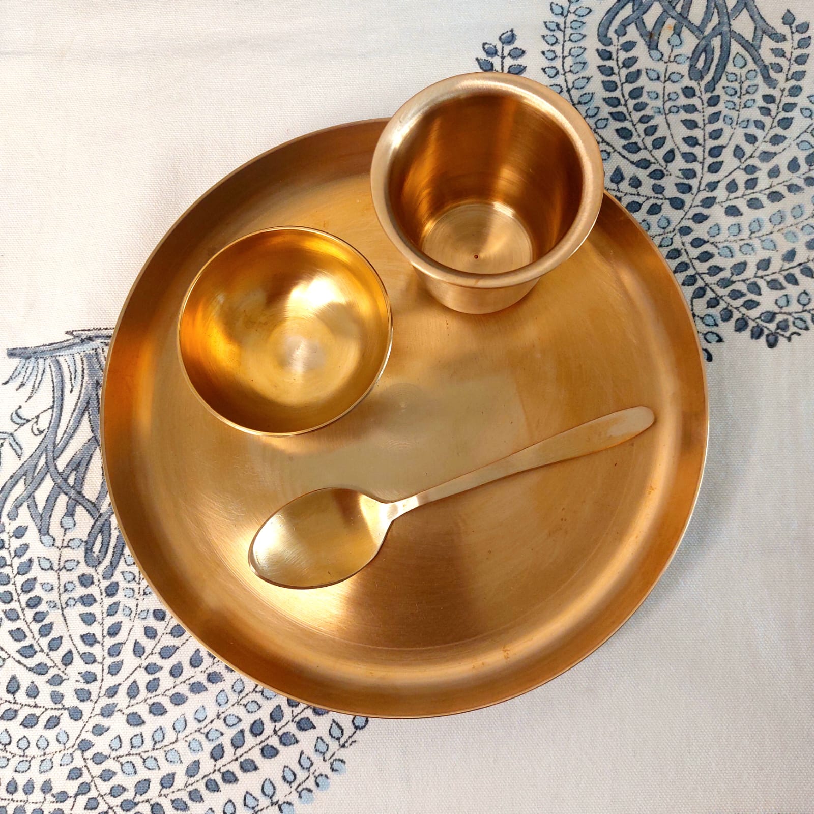Kansa Kids Dinner Set – Safe & Non-Toxic Tableware