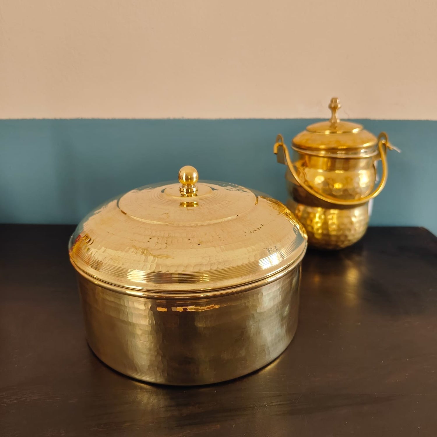 Brass Coating Roti Box